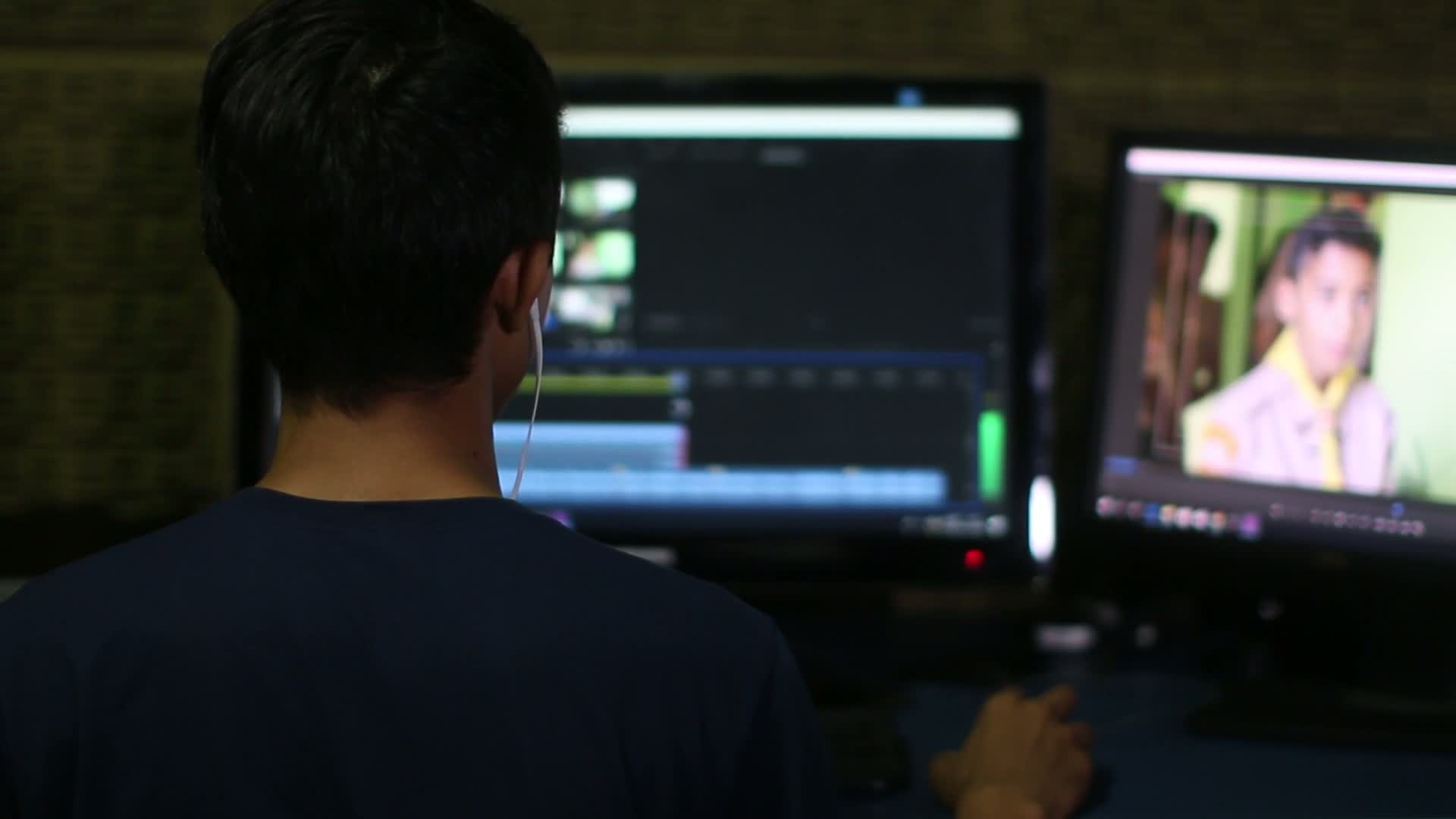 House of Legends video editing workstation